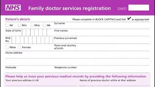 HOW TO FILL UP APPLICATION FOR GP IN UK | NHS APPLICATION |  INTERNATIONAL STUDENTS