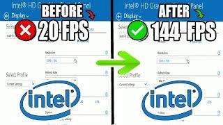 BEST INTEL HD GRAPHICS Settings 2025INTEL Settings for GAMING️*Updated*