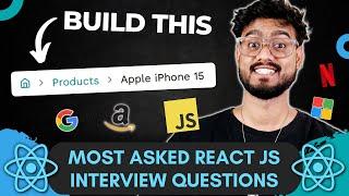React JS Interview Questions ( Breadcrumbs ) - Frontend Machine Coding Interview Experience