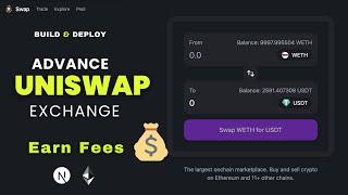  Build & Deploy an Advanced Uniswap Token Swap Dapp | Earn Commission on Every Trade! 