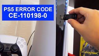 How to Copy Video Clips From PS5 to USB Drive (Error Code CE-110198-0)