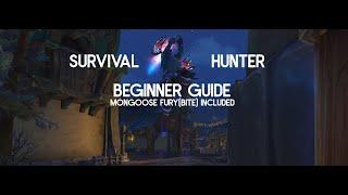 THE Survival Hunter BEGINNER rotation guide to be the very best! WoW 9.0 and shadowlands.