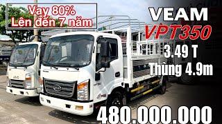 Veam VPT350-Báo Giá Xe Tải VEAM VPT350 3.5T thùng 4m9 | Xe tải Veam 3.5T VPT350