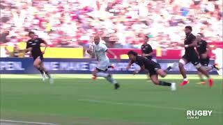 USA score their FIRST EVER try against the All Blacks