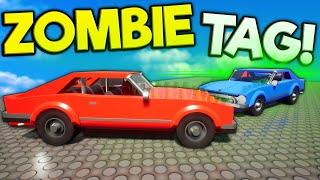 ZOMBIE TAG with Cars in Lego City! - Brick Rigs Multiplayer Funny Moments