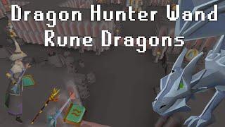 The Hidden Power of Dragon Hunter Wand - New Wand + Tome of Earth vs Rune Dragons (vs Shadow) OSRS