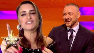 Penélope Cruz Calls Out James McAvoy For His Impression Of Her | The Graham Norton Show