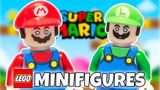 LEGO Super Mario Custom Printed Minifigures - Mario & Luigi