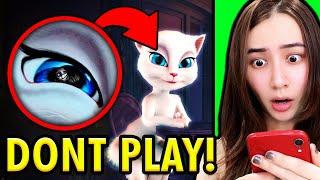 DO NOT DOWNLOAD this HAUNTED CREEPY TALKING ANGELA APP!!