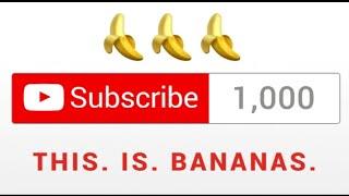 THANK YOU ALL FOR MAKING US CROSS 1000 SUBSCRIBERS