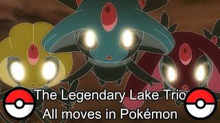 Uxie / Mesprit / Azelf - All moves of Legendary Lake Trio