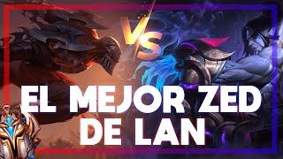 EL MEJOR ZED DE LAN ENSEÑANDO MATCH UPS : ZED VS SYLAS