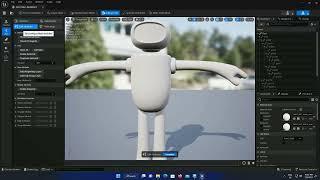 Creating a skeleton/joint using new skeletal mesh editor in Unreal Engine 5.3 (Testing)