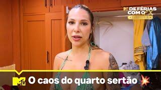 Tina mostra o CAOS do quarto sertão  l De Férias Com O Ex Diretoria