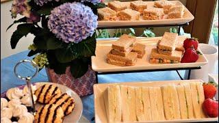 Tea Sandwiches  for Mothers Day Afternoon Tea / Chana's Creations