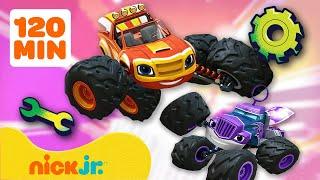 Blaze en de Monsterwielen | Transformaties & aanpassingen van Blaze en AJ! | 2 uur | Nick Jr.