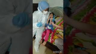 anak kecil di swab antigen #shorts