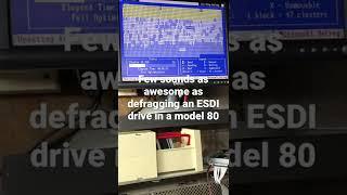 Defragging the 5.25” ESDI drive in my PS/2 Model 80