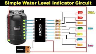 Most Simple Water level indicator Circuit with IC | Indicator Circuit @ElectricalTechnician