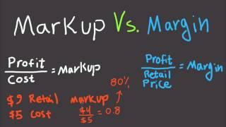 Markup Vs. Margin Explained For Beginners - Difference Between Margin and Markup