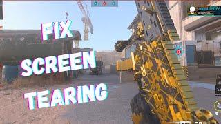 How to FIX SCREEN TEARING without VSYNC! For MW3/Warzone + any PC game!