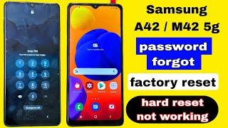 Samsung a42 5g hard reset / Samsung a42 5g hard reset not working / Samsung m42 5g hard reset