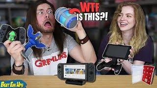 My Girlfriend Buys My WEIRD Nintendo Switch Accessories, AGAIN!