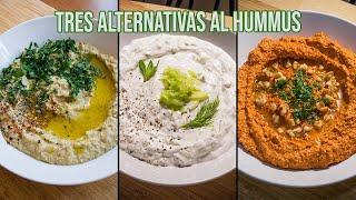 Baba Ganoush, Tzatziki y Muhammara, tres alternativas al hummus