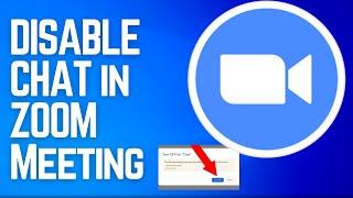 How To Disable Private Chat in Zoom Meeting | How to DISABLE CHAT in ZOOM Meeting