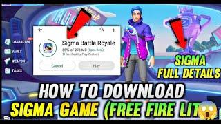 Sigmx Game Download In Play Store | How To Download Sigma Free Fire Game | Sigma Game Download Link