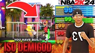 *NEW* UNGUARDABLE ISO GOD 6'8 BUILD DOMINATING NBA 2K24! DEMIGOD POINT GUARD BUILD! Best Build 2k24!