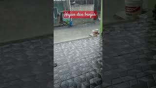 Hujan deras #cikarangbanjir #Bekasibanjir #hujanderas  #shorts