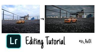 How to Make a toy car Look cinematic.. | its Ax01 | Lightroom Editing Tutorial