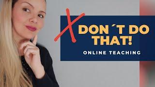 10 things I wish I had known before becoming an Online Teacher (AVOID THESE MISTAKES)