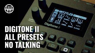 Digitone II All Preset Patterns (No Talking) | Thomann