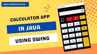 Calculator Program in Java Swing / JFrame | Calculator Application Using Java with Source Code