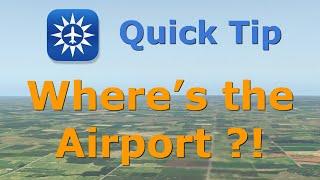 ForeFlight Quick Tip: Where's the Airport ?!