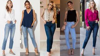 JEANS PARA MUJERES MADURAS/LOOKS DE MODA Y CONSEJOS DE ESTILO