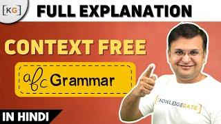 9.1 Context Free Language | Context Free Grammar and Pushdown Automata | CFG