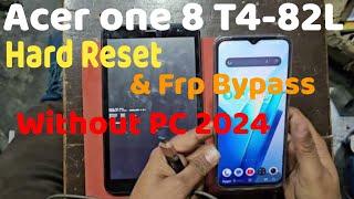 Acer one 8 T4-82L in Hand Hard Reset& Password Unlock  withut pc 2024 #hardreset #paswardunlock