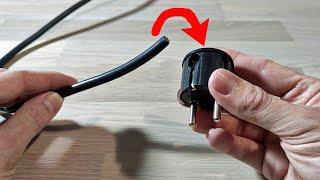 Stecker an Kabel anschließen - So geht's richtig