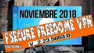 VPN Full Ilimitado_F-Secure Freedome VPN ///2019 last version/// Windows 10,8/8.1,7///[RacrivMix]