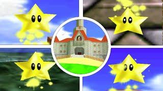 Super Mario 64 - All 15 Secret Stars