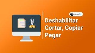 Como deshabilitar Cortar, Copiar y Pegar en tu pagina web || Tutorial