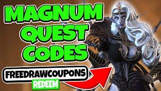 Magnum Quest Codes september 2021 - MORE NEW Magnum Quest Codes 2021!