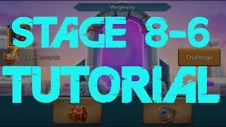 Vergeway Chapter 8 Stage 6 - Lords Mobile | Tutorial How To Clear Stage 8-6