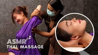 [ASMR] Professionelle Thai-Massage bei chronischen Schulterschmerzen | Triggerpunkt-Therapie