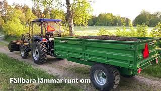 Lovol 354 Qvennes med 5-tons tippvagn