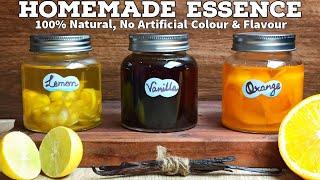 How to Make Vanilla Essence at Home | 3 Homemade Extracts Recipe