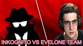 Evelone смотрит игру своей команды | Team Inkognito VS Team Evelone | Rostislav_999 Shadowkekw